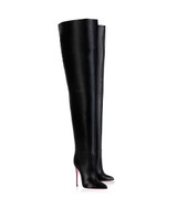 Bunda Black  · Charlotte Luxury High Heels Boots · Ada de Angela Boots  · High Heels Boots · Luxury Boots · Thigh High  Knee Boots · Stiletto · Leather Boots