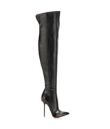 Gala Black · Charlotte Luxury Boots · Luxury High Heel Pointy Boots · Di Marni - Vicenzo Rossi · Custom made · Made to measure · Luxury Over Knee High Heel Boots · Boots
