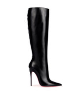 Crux 120 Black Studs  · Charlotte Luxury High Heels Boots · Ada de Angela Shoes · High Heels Boots · Luxury Boots · Knee High Boots · Stiletto · Leather Boots