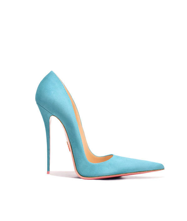 Kauss Pastel Blue Suede · Charlotte Luxury High Heels Shoes · Ada de Angela Shoes · High Heels Shoes · Luxury High Heels · Pumps · Stiletto · High Heels Stiletto