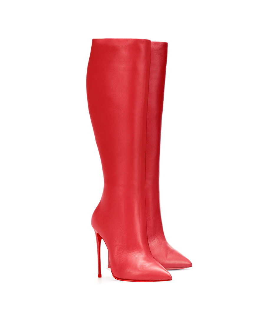 Sadira Red · Charlotte Luxury High Heels Boots · Ada de Angela Shoes · High Heels Boots · Luxury Boots · Knee High Boots · Stiletto · Leather Boots