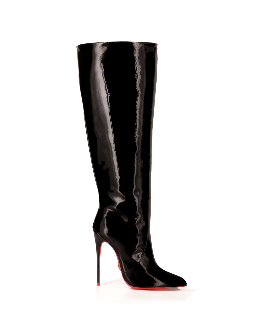 Zaniah Black Patent · High Heels Boots · Charlotte Luxury · Ada de Angela Boots · Luxury High Heels Boots · Luxury Boots · Knee High Boots · Stiletto · Leather Boots