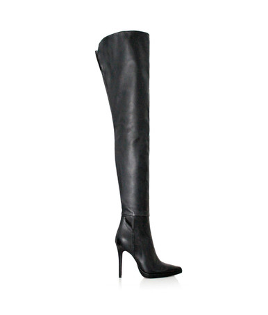 Titelo Black · Charlotte Luxury Boots · Luxury High Heel Thigh high Boots