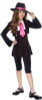 Gangster Girl Pink Pinstripe Costume