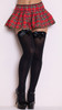 Leg Avenue Thigh High Tights w/ Satin Bow