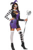 Black & Purple Naughty Jester Costume