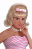 Bouffant Wig with Ribbon 50's Style Assorted Colors