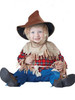 Silly Scarecrow Infant Romper w/ Hood