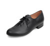 Men's jazz oxford features a leather upper and a suede sole.

Features

A jazz oxford style upper of strong, soft leather combined with a full leather sole make this shoe durable and extra stable
Suede full outsole and cushioned insock for shock absorption and comfort
Designed with reinforced eyelets
Functional lace up men's dance shoe suitable for stagecraft, character or ballroom
Flat stacked heel
Fabric

Leather
Sizing Information & Suggestions

Men start with 1 full size down from street shoe