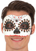 Men's Day of the Dead Mask w/ Spider & Red Accents(26702WHAJ)