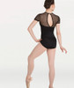 Body Wrappers Dotted Cap Sleeve Leotard