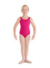Bloch Gathered Lace With X Scoop Tank Leotard