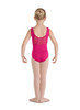 Bloch Gathered Lace With X Scoop Tank Leotard