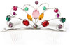 Silver Pink & Rainbow Tiara