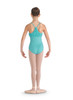 Bloch Frill Lace Racer Back Cami Leotard With Rhinestones on Front