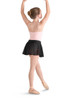 Bloch Girl's Flock Mesh Bow Mock Wrap Skirt(MS106C)