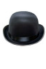 Bowler Hat Black Silk Derby