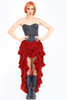 Steampunk Show Girl Pirate Skirt - Red