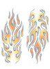 Flames - Extra Large Arm Temporary Tattoo