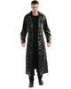 Pirate Gothic Trench Coat Adult Costume Black