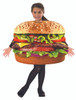 Hamburger Costume Kids One Size Fits Most up to Size 10