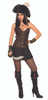 Pirate Corset Brown One Size fits up to size 12