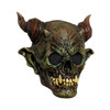 Green Death Mask with Brown Spirial Horns