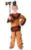 Native American Indian Warrior Boy Costume 3pc