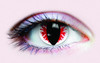 PRIMAL ® Devil Eyes - White & Red Colored Contact Lenses
