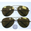 Aviator sunglasses gold frames flash mirror lens 