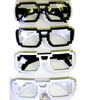 Solid color pixel style sunglasses 