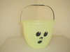5 QT. Ghost bucket glow in the dark with black handle 
