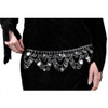 Coin Belt With Swags Silver Adjustable 