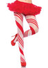 Leg Avenue Pantyhose Spandex Sheer Candy Striped