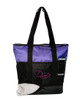 Just dance tote black and purple 
