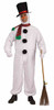 Snowman Mascot Plush Costume Open Face 4pc