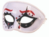 Mystery Circus Half Mask Black White Red Sunglasses Style