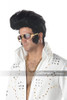 Rock N' Roll Wig Pompadour with Sideburns