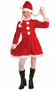 Little Miss Santa's Helper Girls Red Dress 