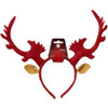 Santa-Red Antlers Headband 