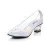 Anastasia Girl's Clear Princess Glass Slipper Costume Shoe