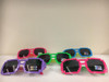 Pixel shape sunglasses assorted colors 