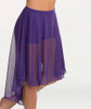 Knee Length Chiffon Skirt