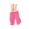 Leg Avenue Pink Furry Lurex Leg Warmers