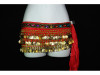 Hip Scarf With Gold Coins and Beads