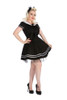 Sailor Black Minidress Ladies Dress