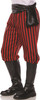 Pirate Pants Red/Black XXL