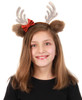 Reindeer Glitter Bow Headband