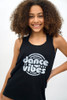 Dance Vibes Drape Back Tank Junior