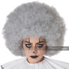 Jumbo Afro Wig White Grey